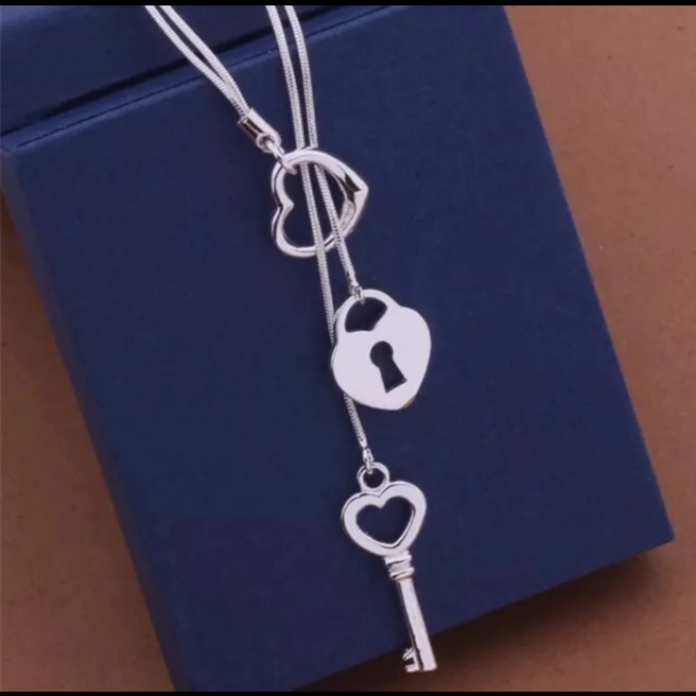 Heart Key Layered Necklace